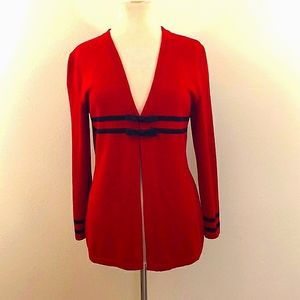 Vintage St John Santana knit jacket with bows